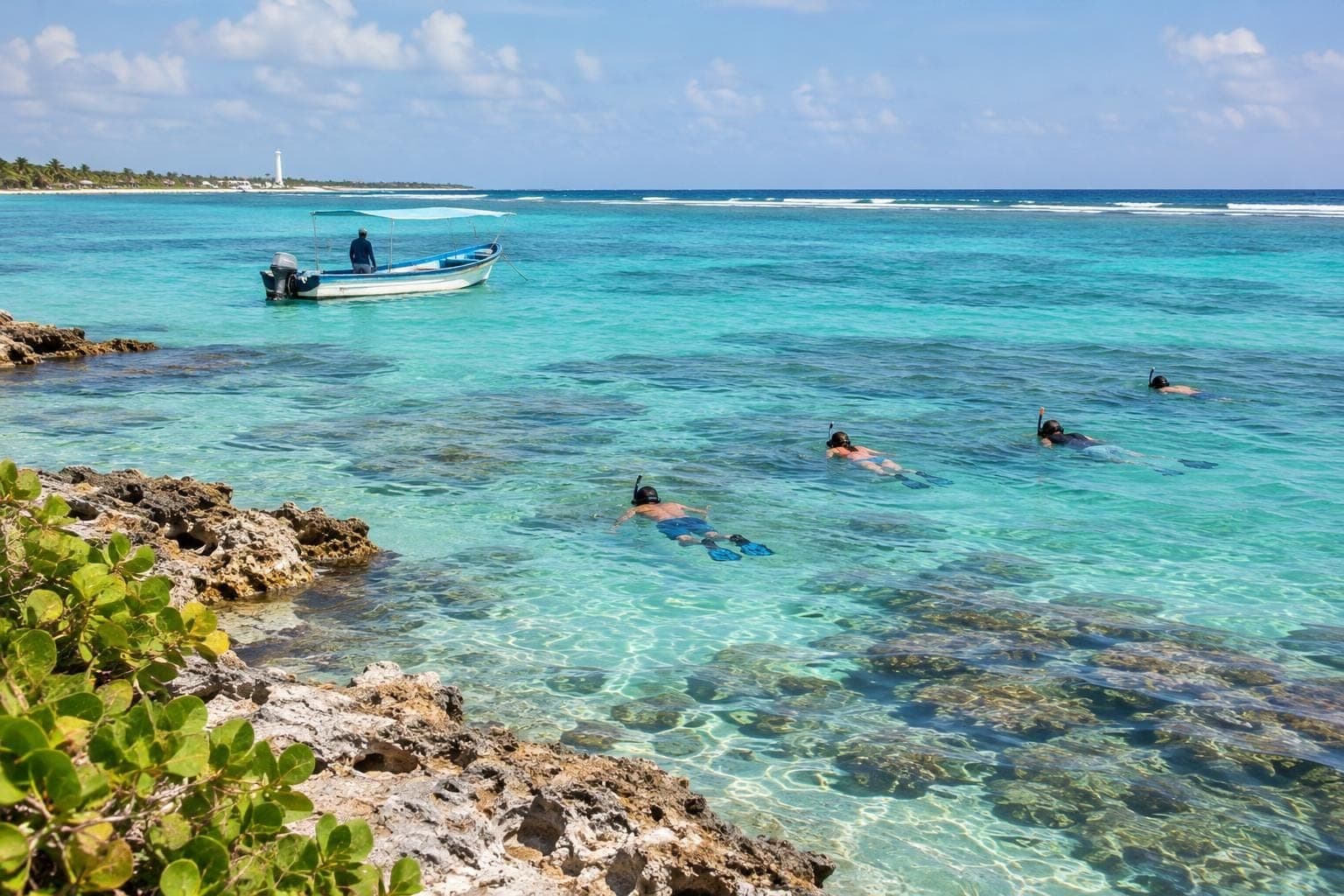 Coral reef off Mahahual on Mexico’s Caribbean coast